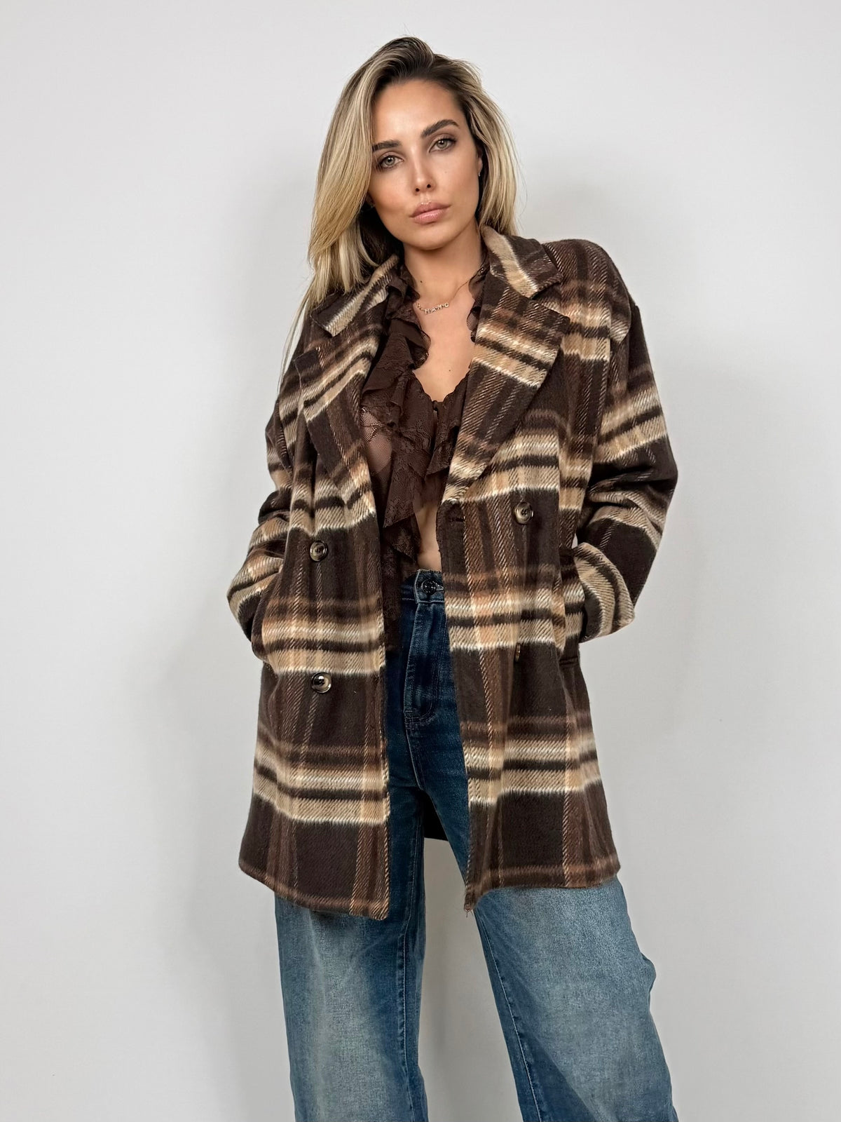 Cappotto Tartan Check