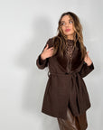Cappotto Collo Pelliccia