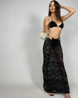 Ensemble bikini en macramé