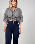 Camicia Tencel Righe