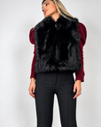 Gilet Eco-Fur | Noir