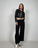 Bolero Crop Ecopelle